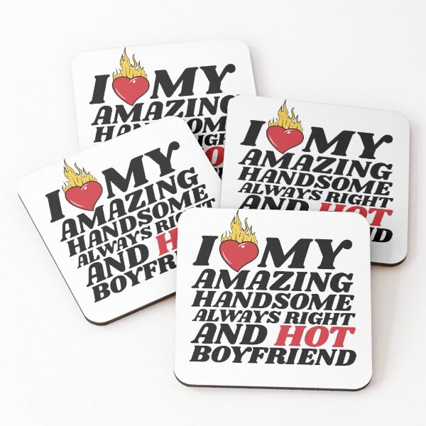 Item preview, I Love My Hot Boyfriend designed and sold by MixedVibes Co..