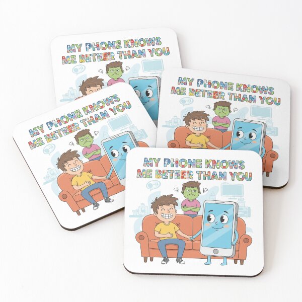 Item preview, My Phone Knows Me Better Than You – Funny Relationship Shirt designed and sold by Imaginarium of Chaos falcon88 .