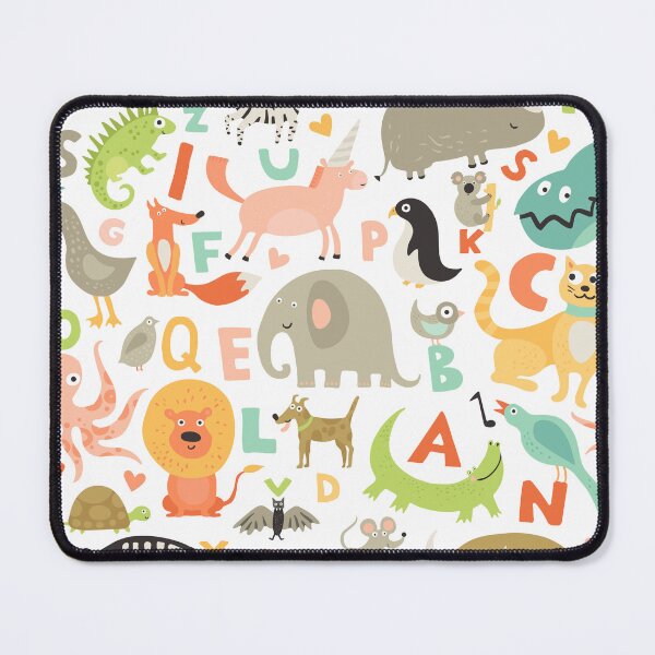 Item preview, Enchanted Animal Alphabet: Colorful Seamless Pattern for Kids designed and sold by Paulocdias.