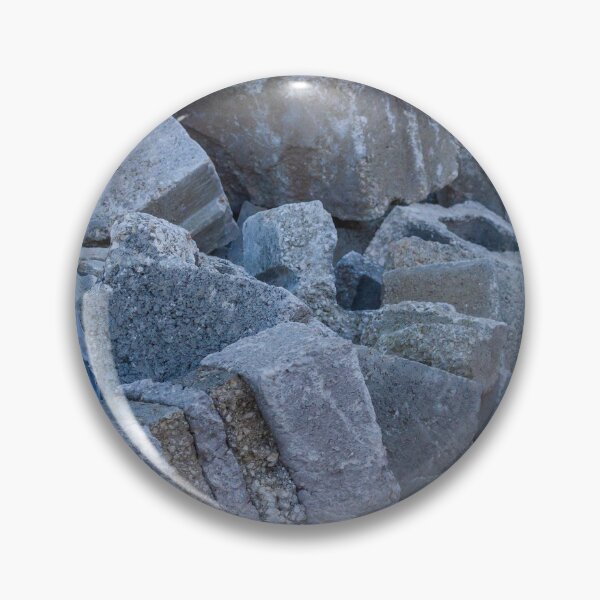 Item preview, Rugged Pile Of Concrete Blocks And Debris In Outdoor Construction Site designed and sold by Nmallia.
