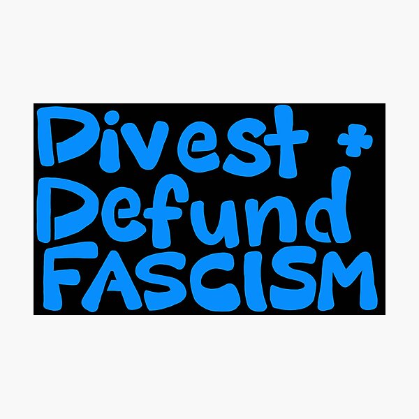 Item preview, Defund Fascism designed and sold by Inkymonsters.