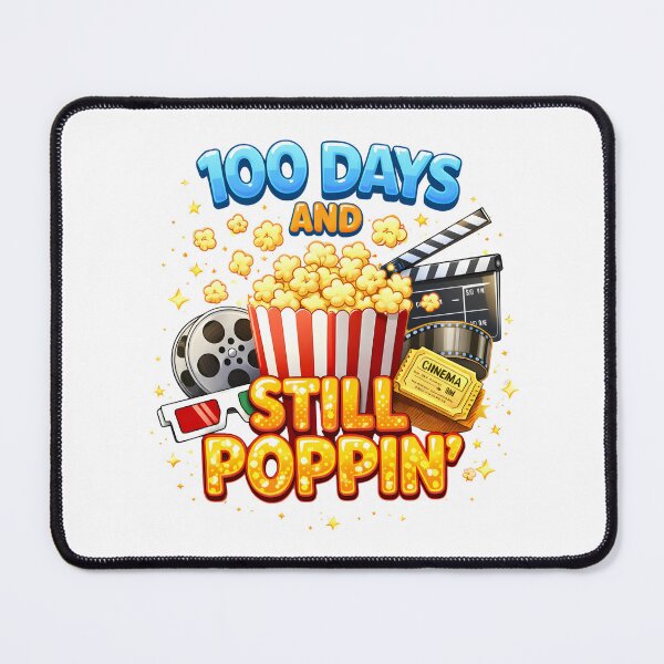 Item preview, 100 Days And Still Poppin Movie Theme Teacher 100th Day Of School Film Popcorn Shirt designed and sold by JaaCreativeShop.