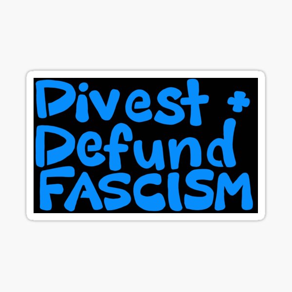 Item preview, Defund Fascism designed and sold by Inkymonsters.