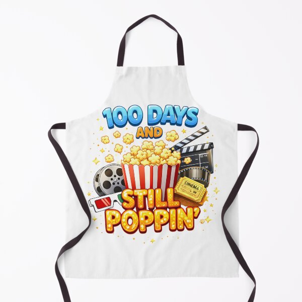 Item preview, 100 Days And Still Poppin Movie Theme Teacher 100th Day Of School Film Popcorn Shirt designed and sold by JaaCreativeShop.