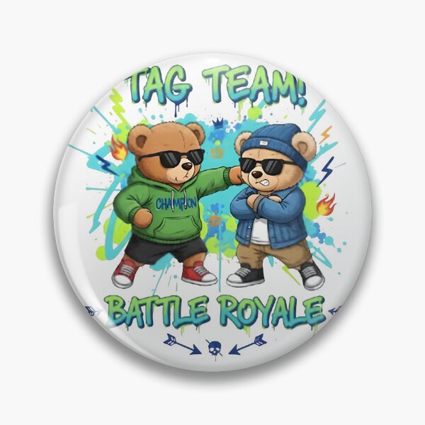 Item preview, Gamer Bears Tag Team designed and sold by Mary Ney.