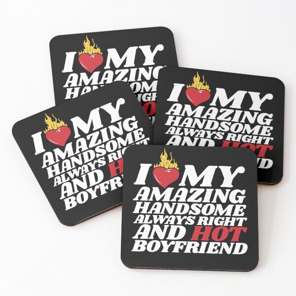 Item preview, I Love My Hot Boyfriend designed and sold by MixedVibes Co..