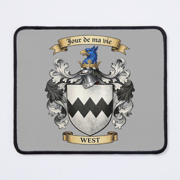 Item preview, The West Family Coat of Arms designed and sold by BagTown Clans.