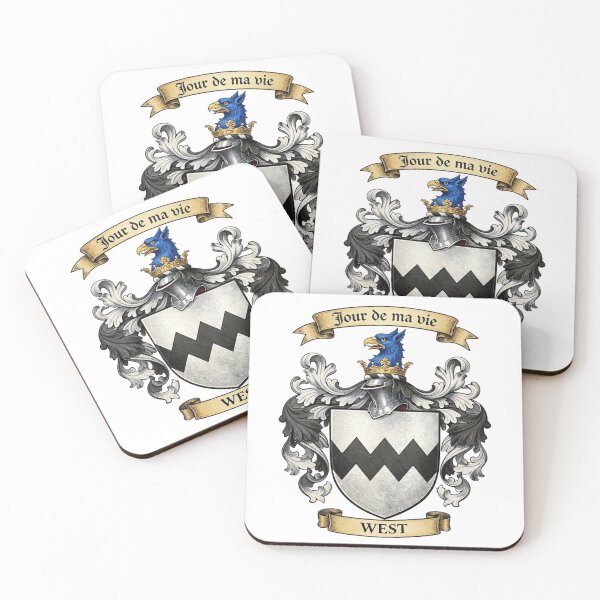 Item preview, The West Family Coat of Arms designed and sold by BagTown Clans.