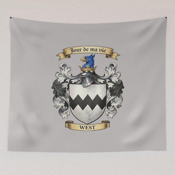 Item preview, The West Family Coat of Arms designed and sold by BagTown Clans.