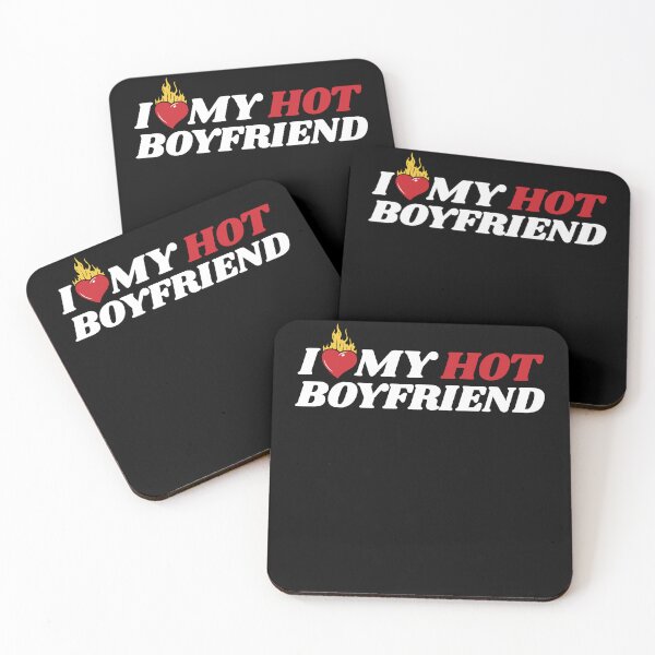 Item preview, I Love My Hot Boyfriend designed and sold by MixedVibes Co..