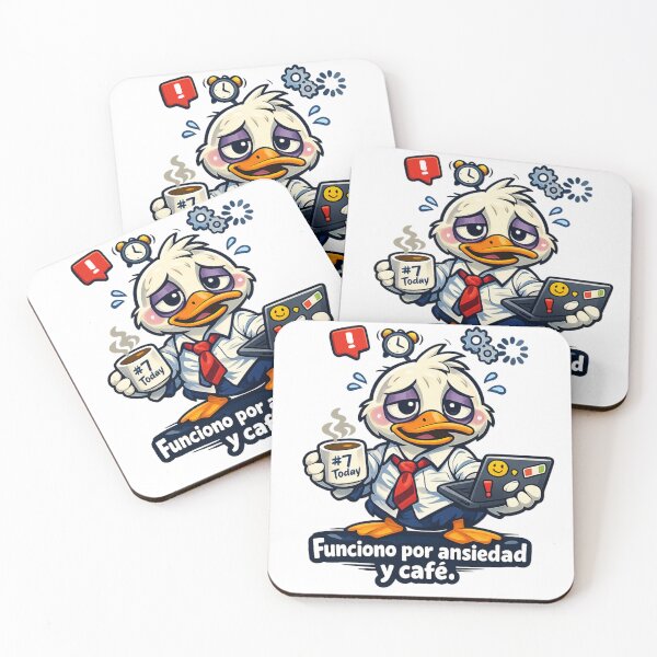 Item preview, Burnout Duck Running for Coffee designed and sold by Quack Republic | Camisetas.