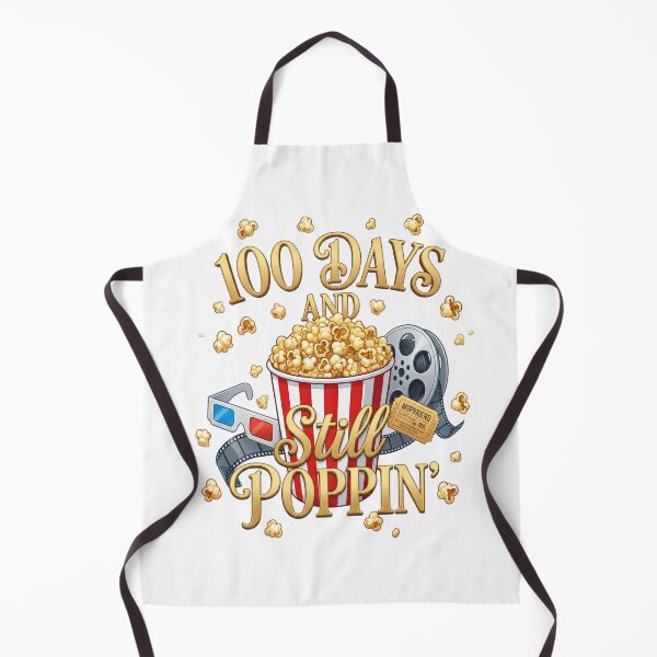 Item preview, 100 Days And Still Poppin Retro Script Teacher 100th Day School 3D Glasses Film Reel Shirt designed and sold by JaaCreativeShop.