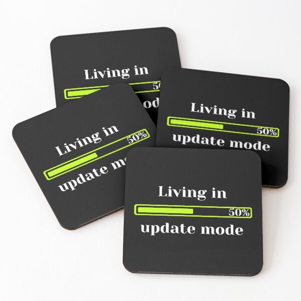 Item preview, Living In Update Mode designed and sold by JokeAndStyle.