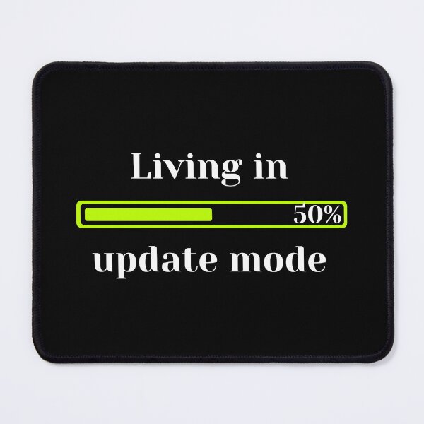 Item preview, Living In Update Mode designed and sold by JokeAndStyle.
