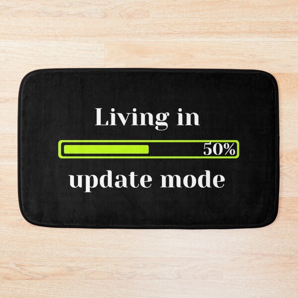 Item preview, Living In Update Mode designed and sold by JokeAndStyle.
