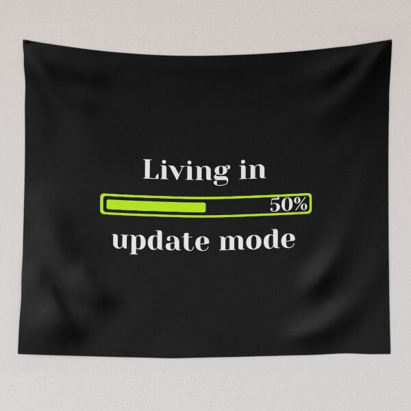 Item preview, Living In Update Mode designed and sold by JokeAndStyle.