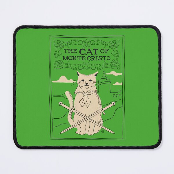 Item preview, The Cat of Monte Cristo | Bookish Cat Pun, Classic Literature Pun With Cats, Bookish Gifts, The Count of Monte Cristo designed and sold by Carrie Cantwell Art.