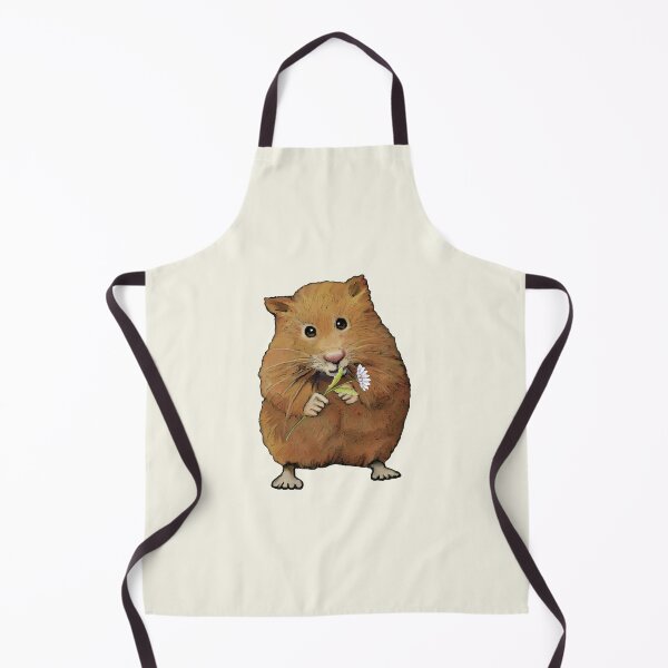 Item preview, Cute Hamster with Daisy Flower designed and sold by JoyfulWhimsy.