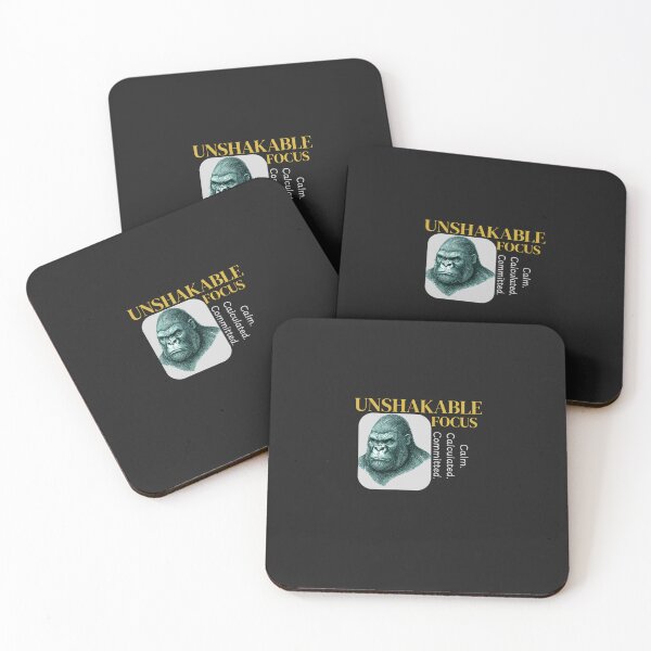 Item preview, Unshakable Focus Gorilla – Premium Minimal Discipline Mindset Design designed and sold by AdicretorDesign.