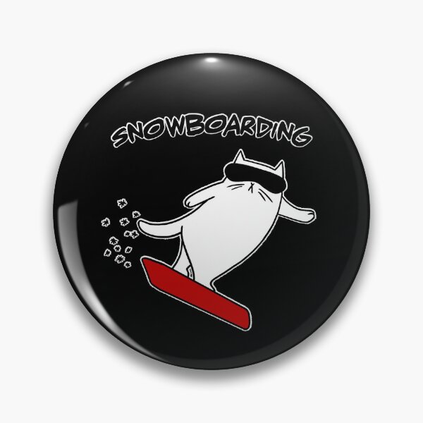 Item preview, Snowboarding cat designed and sold by eri-morie.