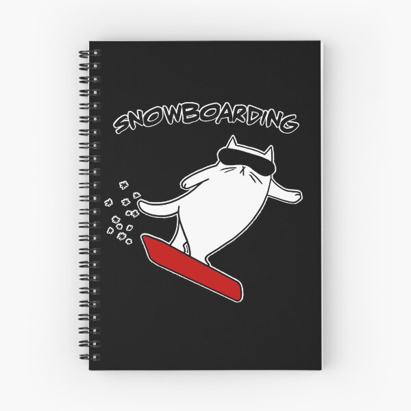 Item preview, Snowboarding cat designed and sold by eri-morie.