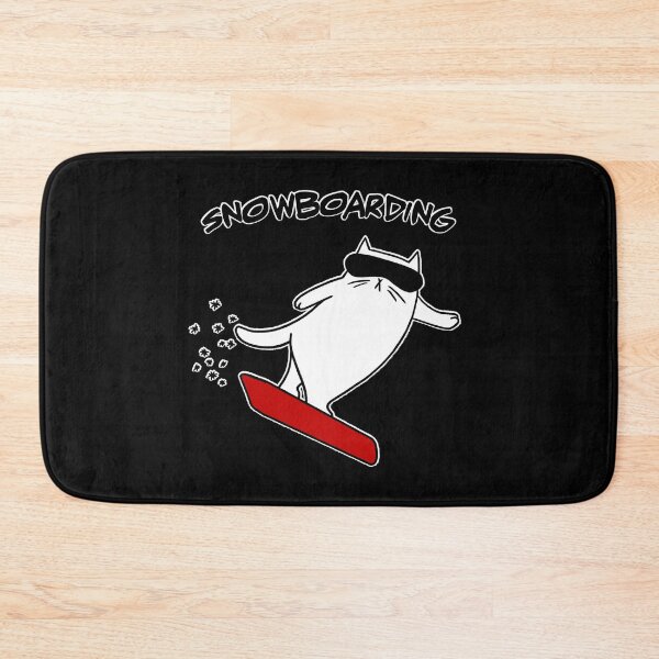 Item preview, Snowboarding cat designed and sold by eri-morie.