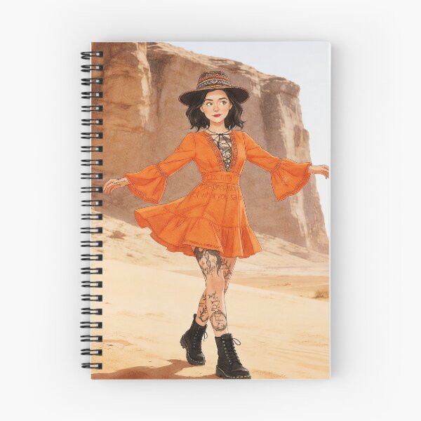 Item preview, Lost in Interpretation – Desert Boho Soul Illustration designed and sold by Hen-C-Art.