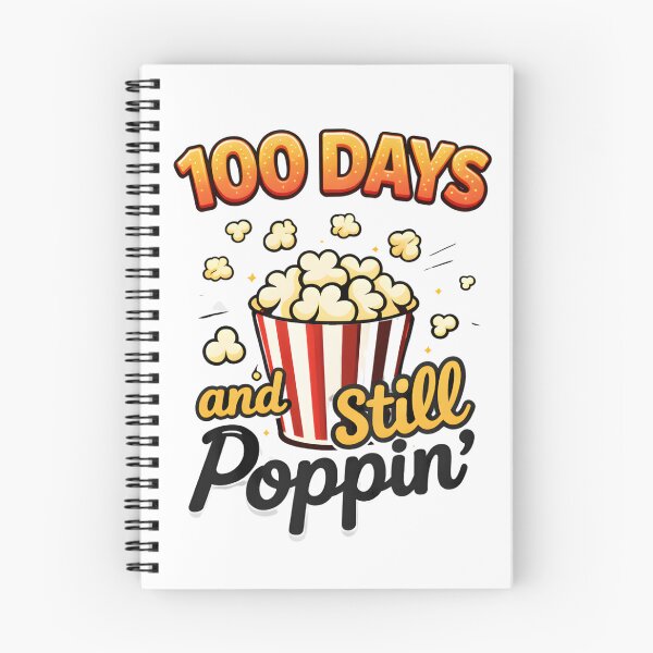 Item preview, 100 Days And Still Poppin Orange Script Handwritten Teacher 100th Day Of School Popcorn Tee designed and sold by JaaCreativeShop.