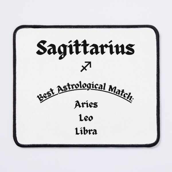 Item preview, Sagittarius Best Astrological Match – Minimal Zodiac Compatibility Design designed and sold by MOKRONOS.