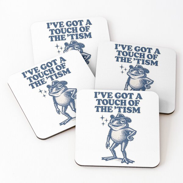 Item preview, I’VE GOT A TOUCH OF THE ’TISM designed and sold by kittyonmyofoot.