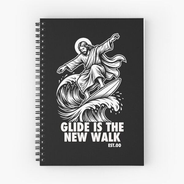 Item preview, Surfing Jesus - Glide New Walk - Surf Meme designed and sold by WAMTEES.