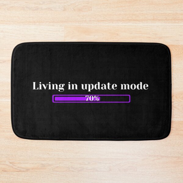 Item preview, Living In Update Mode designed and sold by JokeAndStyle.