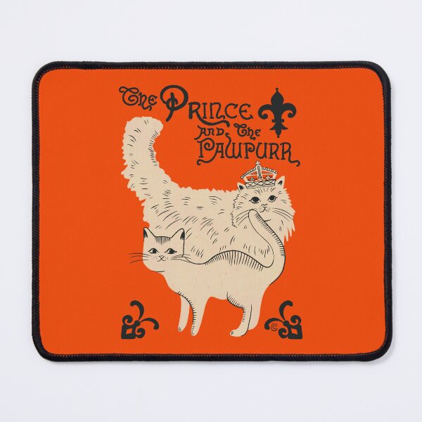 Item preview, The Prince & the Pawpurr | Bookish Cat Pun, Classic Literature Pun, Bookish Gifts, Mark Twain The Prince And The Pauper designed and sold by Carrie Cantwell Art.