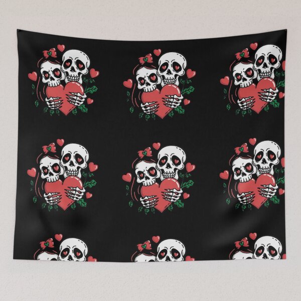 Item preview, Cute Gothic Valentine – Dark Love Illustration designed and sold by GraphGUY.