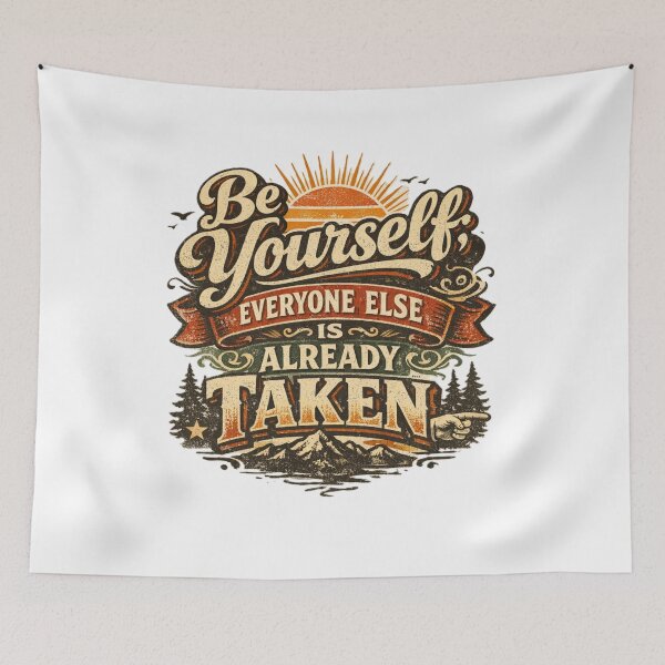 Item preview, Be Yourself in Vintage Style designed and sold by JuViRo.