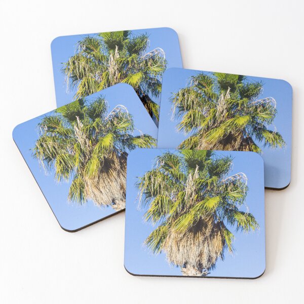 Item preview, Palm Tree With Green Fronds Against Clear Blue Sky In Sunny Outdoor Setting designed and sold by Nmallia.