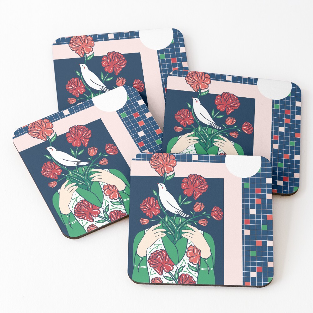 Item preview, Coasters (Set of 4) designed and sold by Roshi-R.
