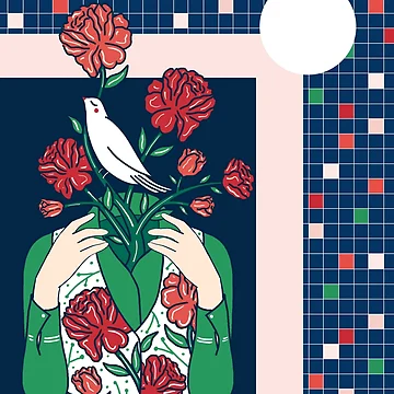 Artwork thumbnail, Bird & Girl by Roshi-R