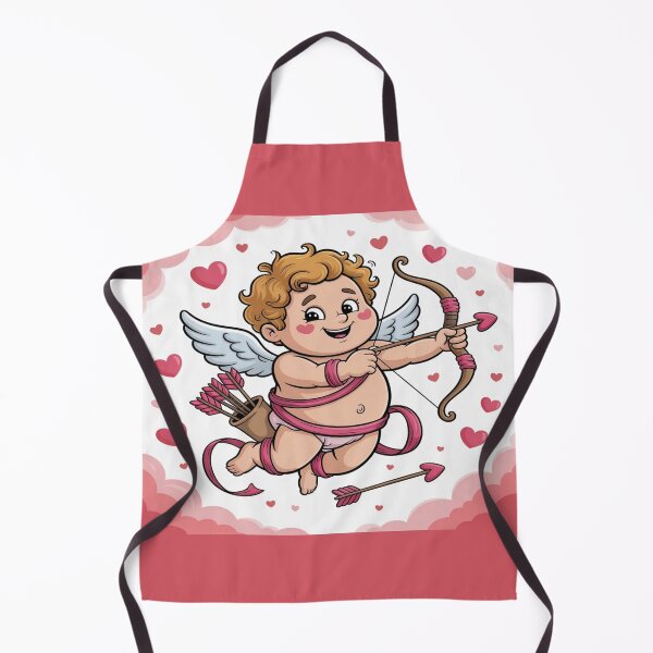 Item preview, Adorable Flying Cupid | Cute Valentine's Day Cherub Cartoon designed and sold by Midnight Veil Designs.