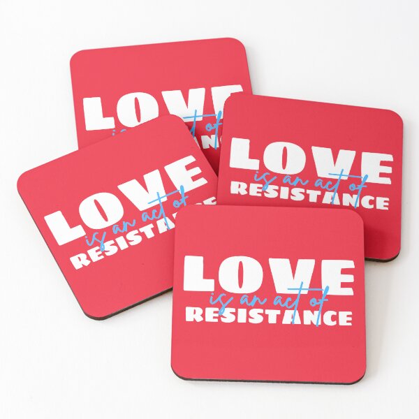 Item preview, LOVE is an act of RESISTANCE designed and sold by DesignCollectiv.