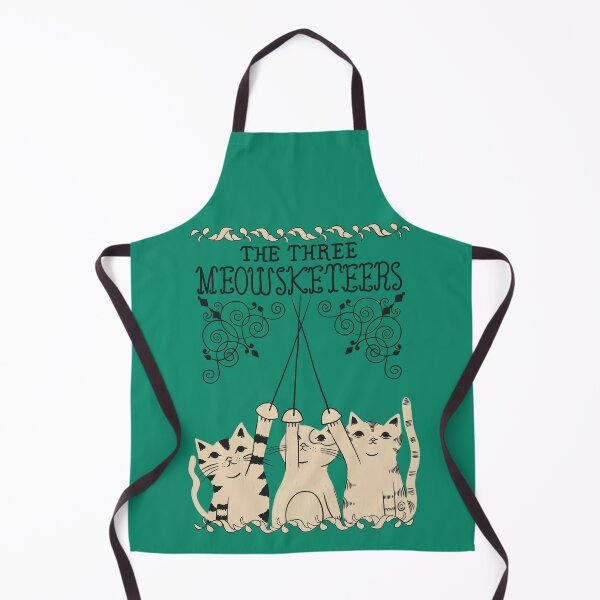 Item preview, The Three Meowsketeers | Bookish Cat Pun, Classic Literature Pun With Cats, Bookish Gifts, The Three Musketeers designed and sold by Carrie Cantwell Art.
