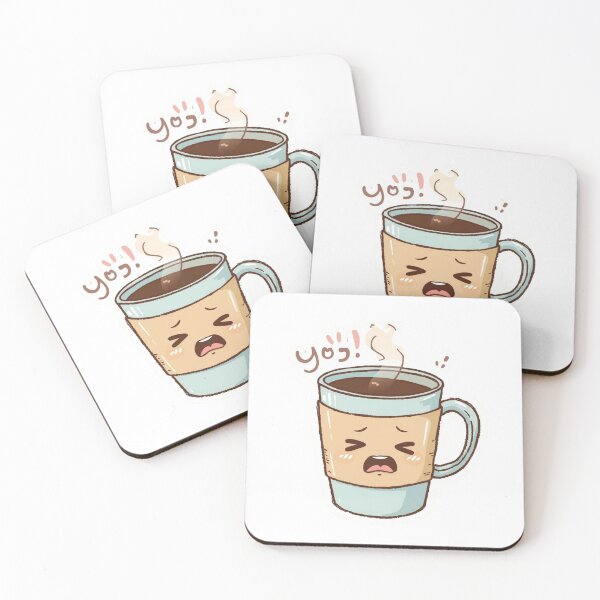 Item preview, Sleepy Coffee Mug Saying “Yoo!” – Cute Kawaii Morning Mood designed and sold by Brain shot.