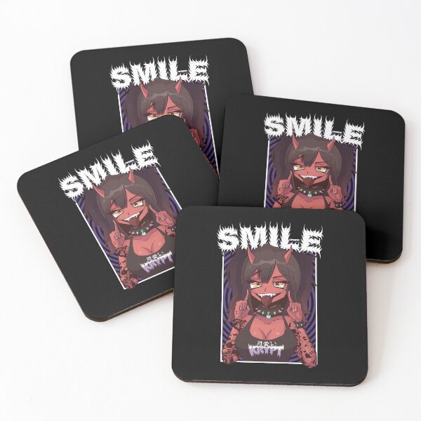 Item preview, SMILE! Devil Girl Anime - Kawaii Krypt designed and sold by KawaiiKrypt.