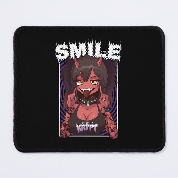 Item preview, SMILE! Devil Girl Anime - Kawaii Krypt designed and sold by KawaiiKrypt.