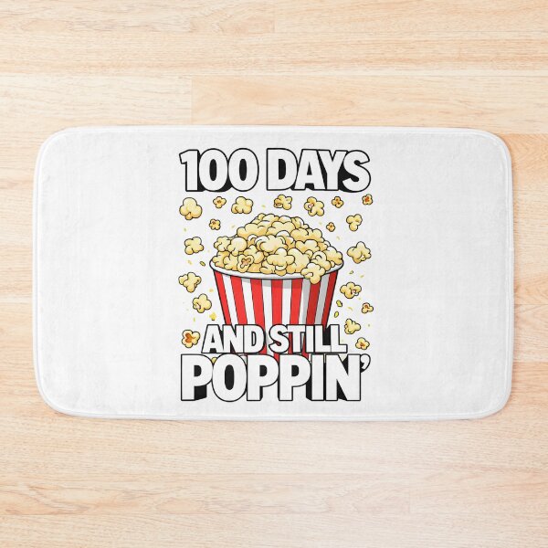 Item preview, 100 Days And Still Poppin Bold Black Outline 100th Day Of School Popcorn Teacher Shirt designed and sold by JaaCreativeShop.