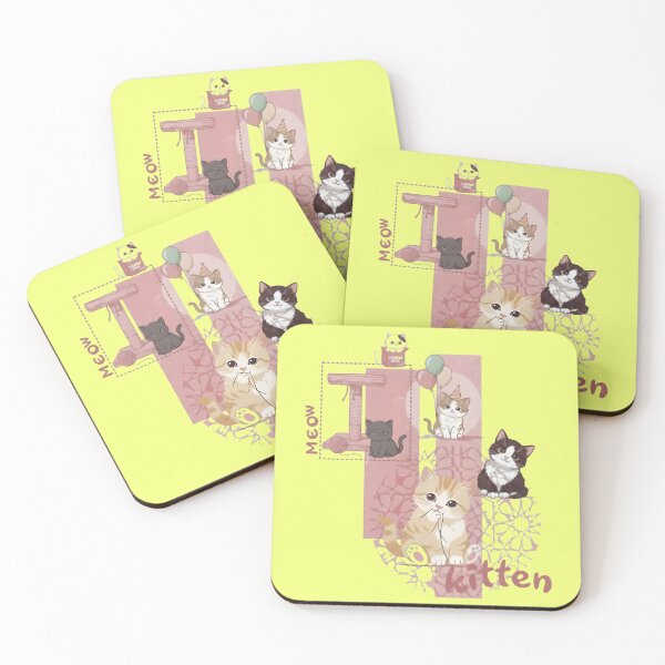 Item preview, Sweet Kitten Party Collage designed and sold by Mary Ney.
