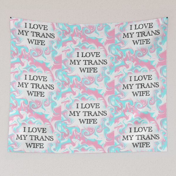 Item preview, I Love My Trans Wife (Transgender Pride) designed and sold by artist-wanna-be.