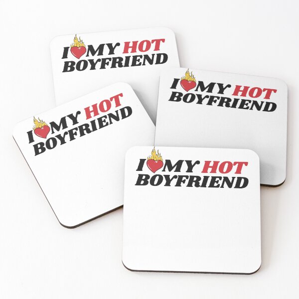 Item preview, I Love My Hot Boyfriend designed and sold by MixedVibes Co..