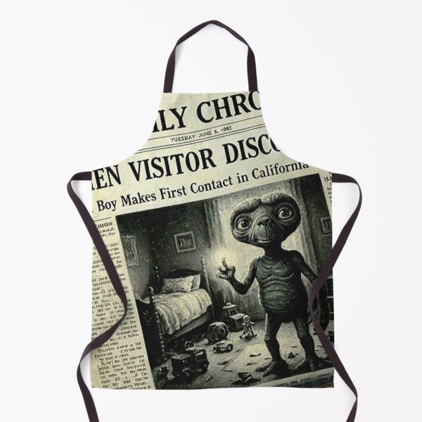 Item preview, Extraordinary News: Vintage Alien Discovery Art designed and sold by Art's Diner.