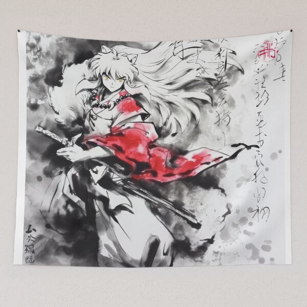 Item preview, Inuyasha Sumi-e designed and sold by AnimeArsenalPrints.